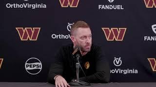 OC Kliff Kingsbury Speaks to the Media Before Practice | Washington Commanders