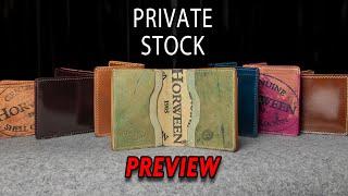 Ashland Leather Private Stock Preview - 100 New Wallets!