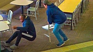 Chair Pulling Prank Part 8