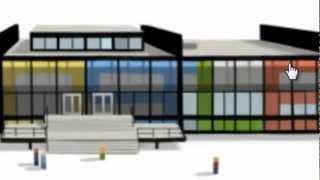 Google Doodle-Ludwig Mies van der Rohe Crown Hall (Architectural View)