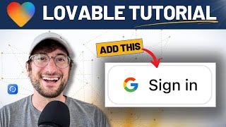 Lovable tutorial: set up Google Sign-In for your app (step-by-step)