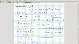 Bir noma'lumli chiziqli tengsizliklar va ularni yechishga misollar. Algebra 8-sinf. 27-dars