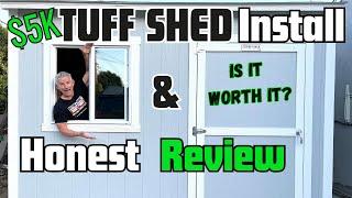 Tuff Shed Installation and Honest Review | TR-800 10' X 12' Tuff Shed Install #tuffshedinstallation