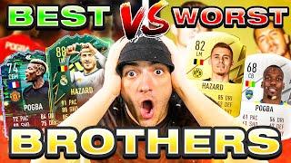 BEST vs WORST BROTHERS on FUT CHAMPS!!