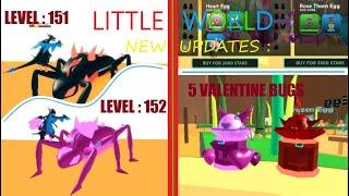 NEW UPDATES : Valentine Bugs and More | Little World Roblox