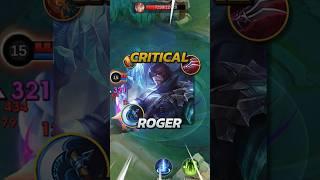 Critical Roger vs Trinity Roger! Mobile Legends #mobilelegends #mlbb #gaming