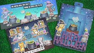 Intro to Purrfectly Wicked, Purrfectly Wicked Add On,  Giant Happy Halloween + 3 cards