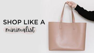 How to SHOP Like A MINIMALIST | 5 Habits For Intentional Buying (+ Thrift Haul)