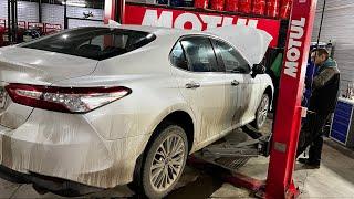 Замена масла в акпп Toyota Camry V70 Aisin u760e