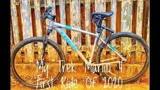 My Trek Marlin 4 Review | First Ride Of 2020 | Biking For Cardio