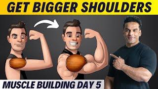 DAY 5 - Shoulder Tricep Workout for Maximum Results | Full Muscle Building Series | Yatinder Singh