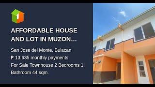 AFFORDABLE HOUSE AND LOT IN MUZON SJDM