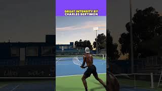 GREAT INTENSITY CHARLES BERTIMON #tennis #shorts