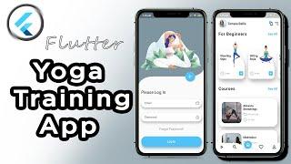 Yoga Training App Flutter UI - App from Scratch - Complete Tutorial