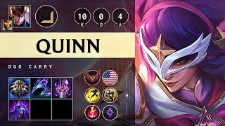 Quinn ADC vs Kalista: Perfect KDA, Legendary - NA Grandmaster Patch 14.24