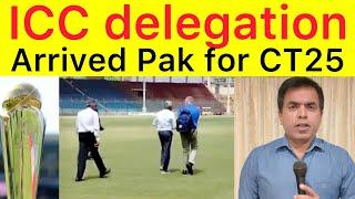 BREAKING  ICC delegation arrived Pakistan for Champions trophy arrangements assessment