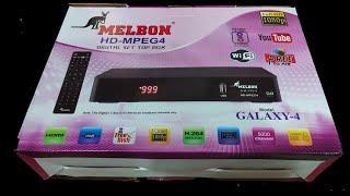 melbon galaxy 4 free dish digital HD set top box || dd free dish || mpeg4 hd set top box