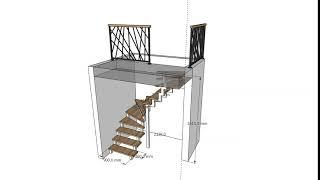Проектируем лестницу на второй этаж
