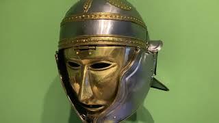 Шлем Римский Галльский с лицевой маской, Roman Imperial Gallic helmet with face mask, Nautical 3693