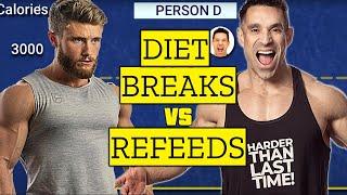 Diet BREAKS Vs. REFEEDS || The BEST Way To Lose Weight?