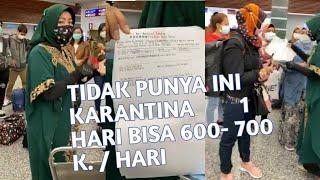 Tkw Taiwan ini pulang bawa surat covid 19 seharga 5000 NTD