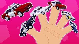 Polizeiauto Finger Familie | Kinderreime für Kinder | Deutsch Kinderlieder | Policecar Finger Family