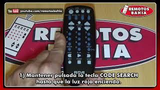 CÓMO PROGRAMAR CONFIGURAR CONTROL REMOTO UNIVERSAL RCA SIN CODIGO HOW TO PROGRAM REMOTE NO CODE