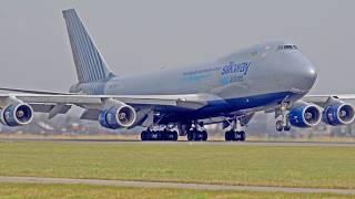 +35 MIN OF HEAVY ACTION | 4x A380, 7x B747F, B777, A350, B787 | Amsterdam Schiphol Airport Spotting