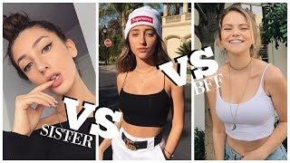 SISTER VS BEST FRIEND CHALLENGE ft. Nil and Izball