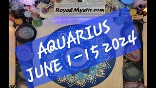 AQUARIUS JUNE 1-15 2024 THE STAR (YOUR CARD) IS ALIGNED WITH YOUR SOUL'S DESIRE DONT SETTLE FOR LESS