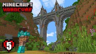 Let's Build a GIANT BRIDGE in Hardcore Minecraft 1.21 Survival!