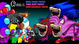 어몽어스 VS All Shin Sonic Tapes & Shin Amy Tapes | AMONG US ANIMATION