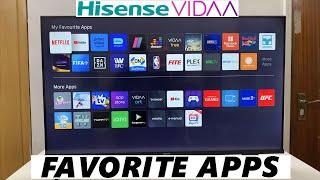 Hisense VIDAA Smart TV: How To Add Apps To 'Favorites'