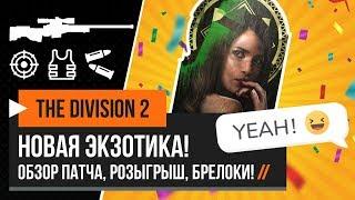 The Division 2 – Новая Экзотика! Обзор Патча, Розыгрыш, Брелоки! Гайд! [Дивижн 2]