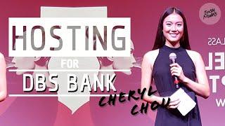 Cheryl Chou | Hosting for DBS Bank Corporate Event | Basic Models