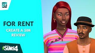  EARLY ACCESS | THE SIMS 4 FOR RENT EP | CAS REVIEW! 