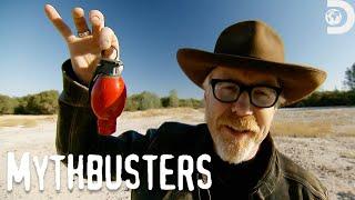 Can You Shoot a Grenade Out of the Air? | MythBusters | Discovery