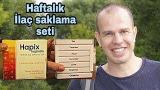 Hapix Hapkabı Haftalık İlaç Saklama Seti