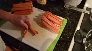 How to cut octodogs