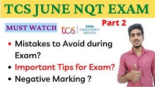 TCS June NQT 2021 Important Points| Must Watch|TCS DRC/IRC Doubts| TCS NQT 2021