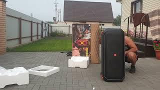 JBL partybox 710 распаковка, краткий обзор