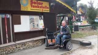 Rollstuhl Segway Solar Tankstelle