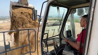 Huge Liebherr 984 Excavator Loading Trucks With Two Passes - Labrianidis Mining Works