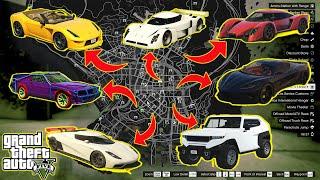 GTA 5 - All New Updated Story Mode Rare Car Locations 2025 (XBOX, PC, PS4, PS5)