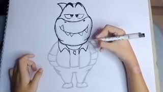 Drawing Mr Shark/Bad Guys