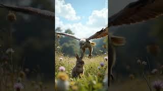 Hawk & Rabbit Transformation! #creaturefusion #animalhybrid #youtubeshorts #viralshorts