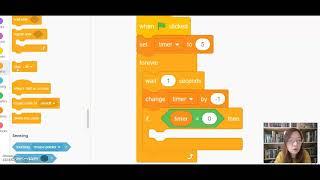 Byte-Sized Coding Time - How to Create a Timer in Scratch