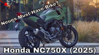 Honda NC750X 2025: Alle Updates & Features im Detail!