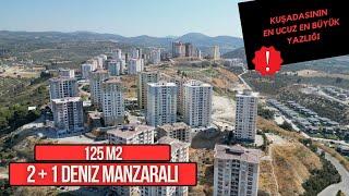 İKİ ÇEPHEDEN FUL DENİZ MANZARALI KUŞ ADASININ EN GÜZEL MANZARALI EN KELEPİR SATILIK 125 M2 EV