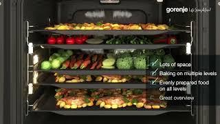 How it works • Gorenje •  OptiBake ovens • MultiLevel baking and BigSpace